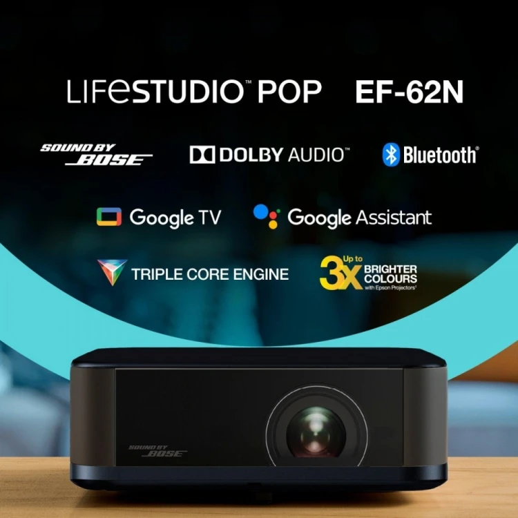 Epson Projektor EF-62N x4K PRO-UHD/700L/5m:1/1.6kg niebieski