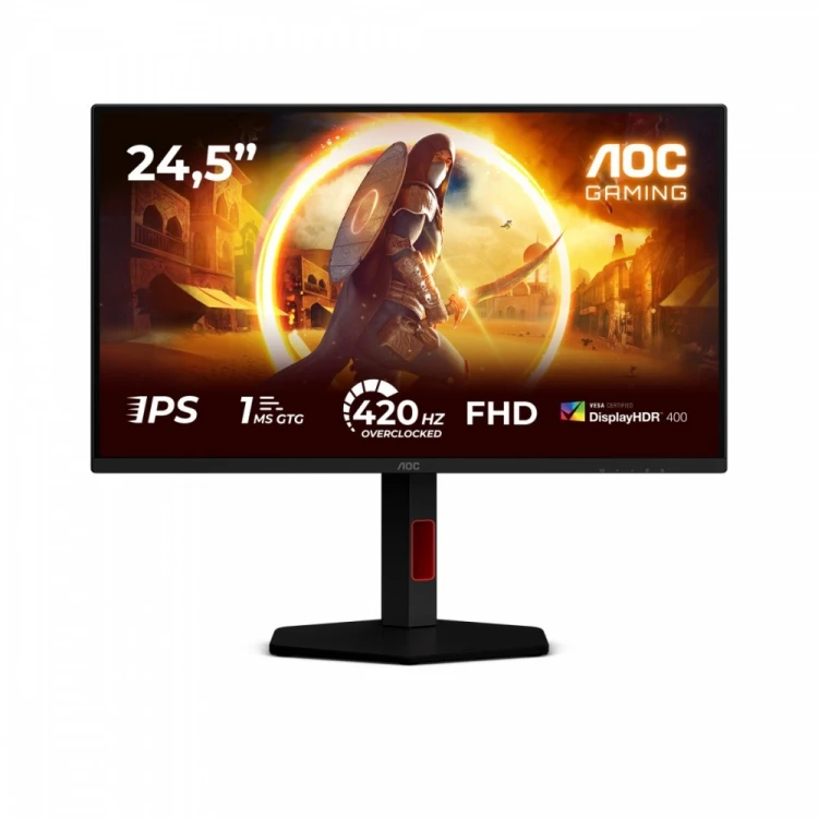 AOC Monitor 25G4KUR 24.5 cala IPS 420Hz HDMIx2 DP Pivot