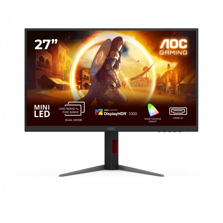 AOC Monitor U27G4XM 27 cali Fast IPS 4K 160Hz Mini LED HDMI DP Pivot