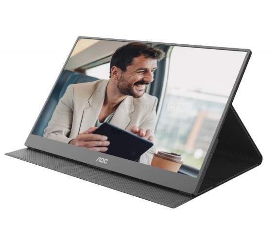 AOC Monitor 16T20E2 15.6 cala IPS Mini HDMI USB-C Głośniki