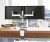 Maclean Uchwyt biurkowy do dwóch monitorów LCD MC-714 13-27" 8kg aluminiowy