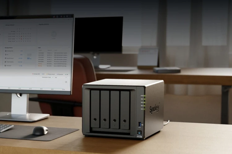 Synology Serwer NAS DS423+ 4x0HDD 2GB J4125 2xRJ45 2xUSB3.2.1 3Y