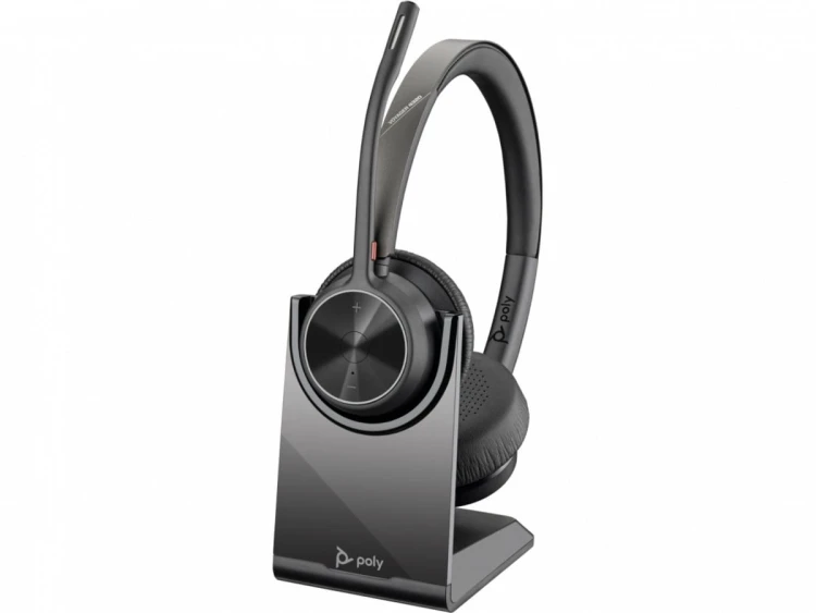 POLY Słuchawki Voyager 4320 UC ST USB-A BT700 USB-A Z podstawką do ładowania 77Y99AA