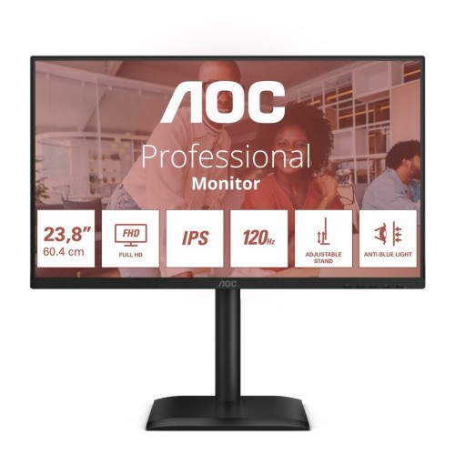 AOC Monitor 24E4U 23.8 cala IPS 120Hz HDMI DP VGA Pivot Głośniki