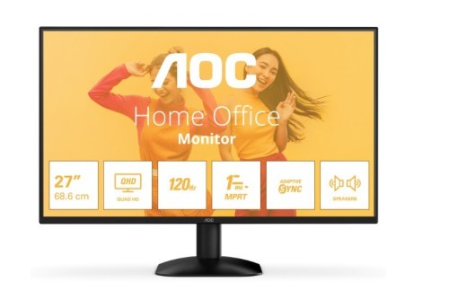 AOC Monitor Q27B35S3 27 cali IPS 120Hz HDMI DP