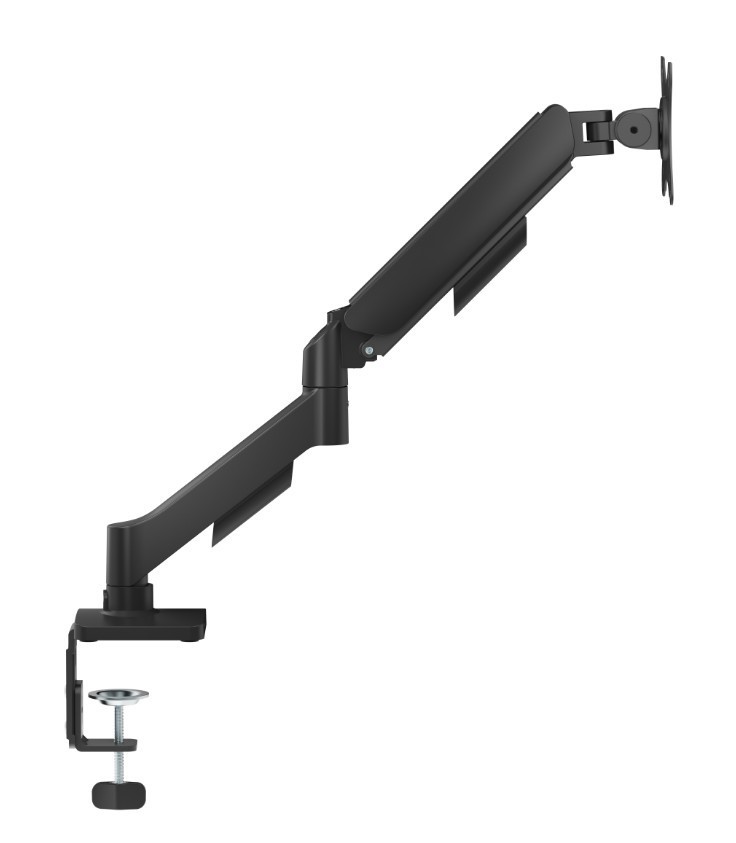Gembird Ramię biurkowe na jeden monitor z portami USB,          regulowane,  od 17 do 32 cali, obciążenie do 9kg