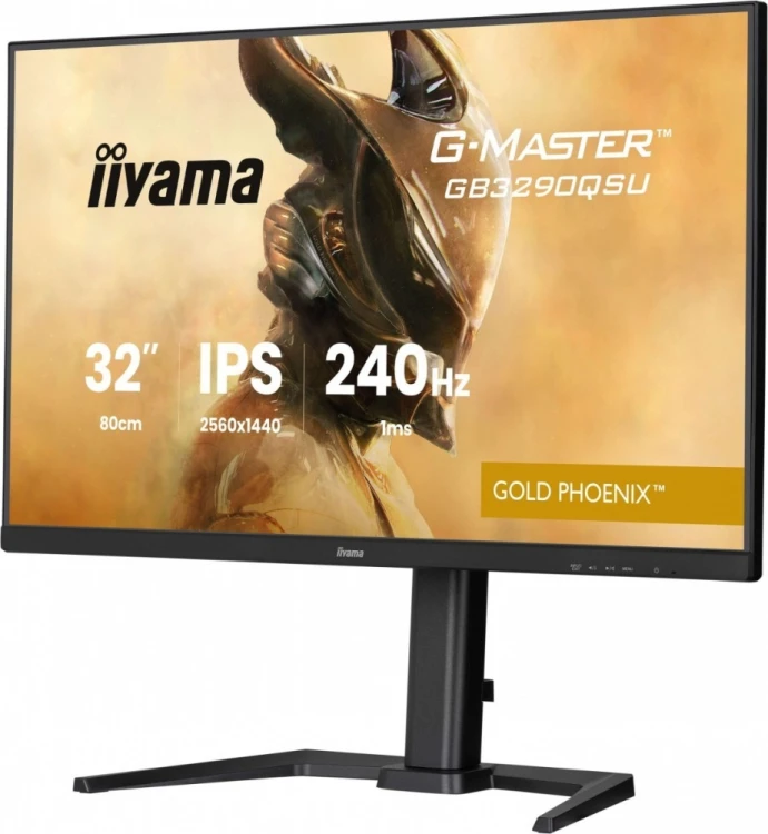 IIYAMA Monitor 32 cale GB3290QSU-B1 1ms,IPS,240Hz,2xHDMI,DP,400cd,1000:1,   USB HUBx4, 2x2W, HAS,