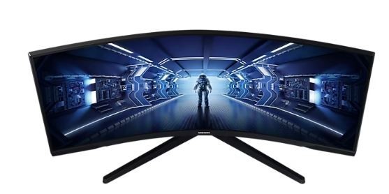 Samsung Monitor 34 cale LC34G55TWWPXEN VA 3440x1440 Ultra WQHD  21:9 format kinowy 1xHDMI/1xDP 1 ms (MPRT) zakrzywiony 165Hz Gaming 2 lata d2d