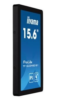 IIYAMA Monitor 15.6 cala ProLite TF1633MSC-B1 IPS,poj.10pkt.450cd,IP54