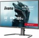 IIYAMA Monitor 31.5 cala  GB3271QSU-B2 1ms,IPS,180Hz,2x HDMI,DP,400cd,FreeSync QHD,2x USB(3.2),2x USB-C,2x 4.5W,HAS-150mm
