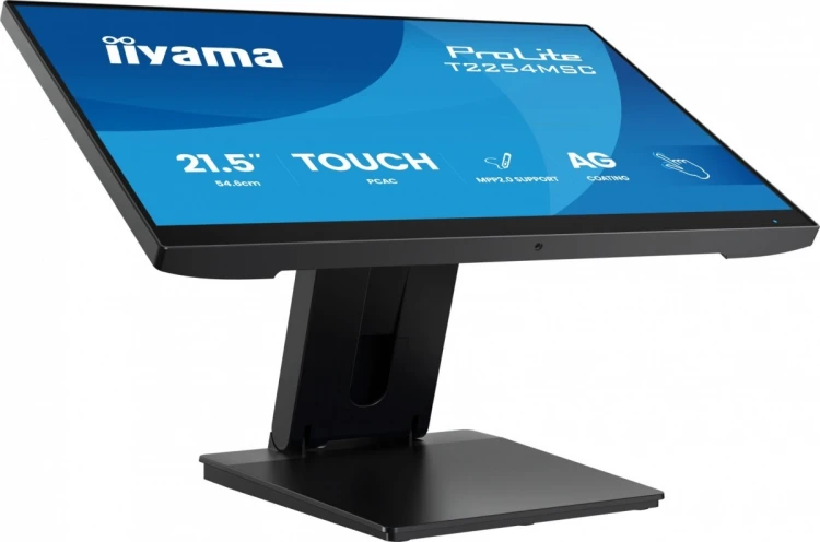IIYAMA Monitor 21.5 cala T2254MSC-B2AG  POJ.10PKT., IPS, POWŁOKA AG, 300cd, FHD,  HDMI, DP, 2xUSB, 7H