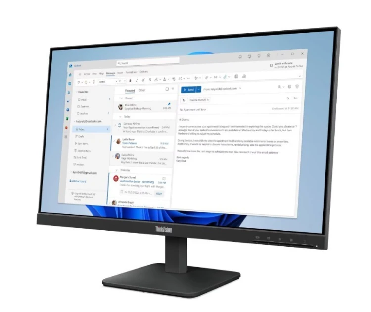 Lenovo Monitor ThinkVision S24-4e 23.8 64B5KAT1EU