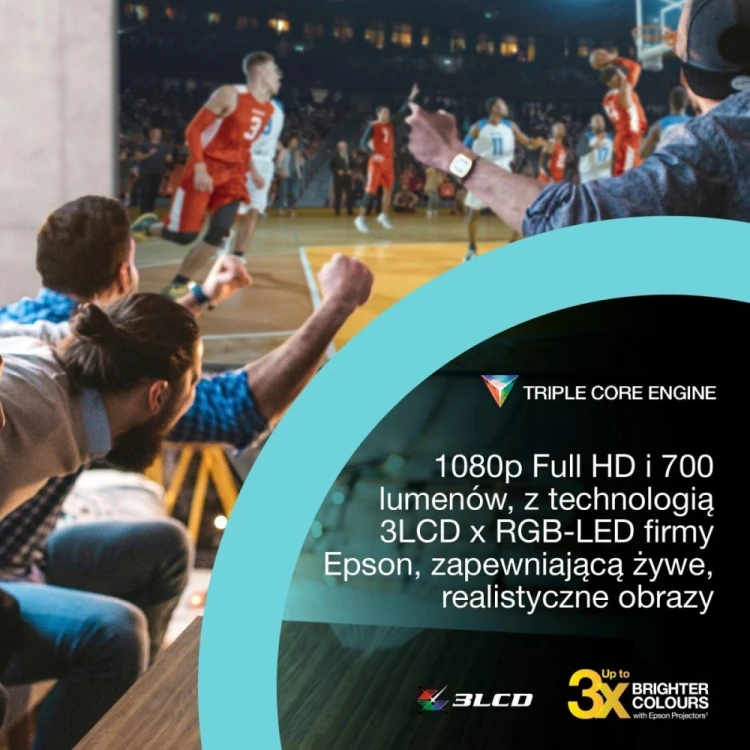 Epson Projektor mini laser EF-61G FHD/700L/5m:1/1.6kg zielony