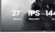 IIYAMA Monitor 27 cali GB2741HSU-B1 IPS,FHD,144Hz,1ms,2xUSB,350cd,HDMI,DP,  HAS (150) PIVOT
