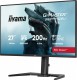 IIYAMA Monitor 27 cali GB2771QSU-B1 QHD,Fast IPS,200Hz,HAS (150) PIVOT,2xUSB 3.2,2xUSB C,0,5ms,2xHDMI,DP,350cd,Adaptive G-SYNC 2560x1440@48-240Hz DP o