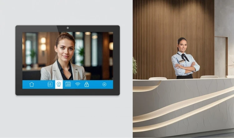 IIYAMA Monitor dotykowy 10 cali TW1023ASC-B3P 10P.DOT.IPS,ANDROID,WIFI, 4xUSB, RJ45, MIC, 24/7, iiSignage