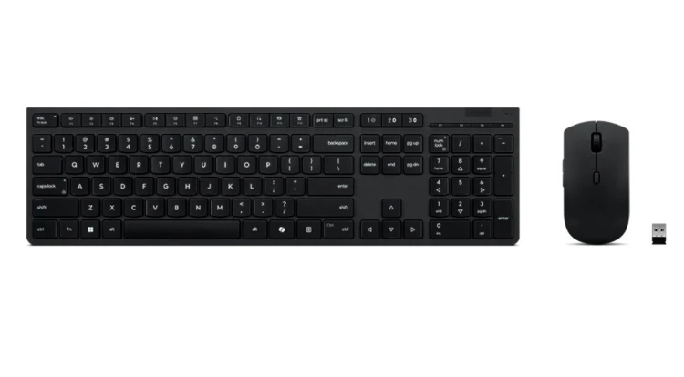 Lenovo Klawiatura z myszką Professional Wireless Rechargeable Combo 4X31R64351