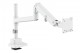 Digitus Ramię biurkowe pojedyncze z zaciskiem i sprężyną gazową 1x LCD max. 57" 27kg, VESA: 75x75, 100x100, białe