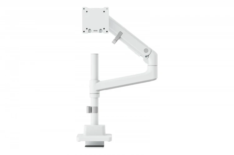 Digitus Ramię biurkowe pojedyncze z zaciskiem i sprężyną gazową 1x LCD max. 57" 27kg, VESA: 75x75, 100x100, białe