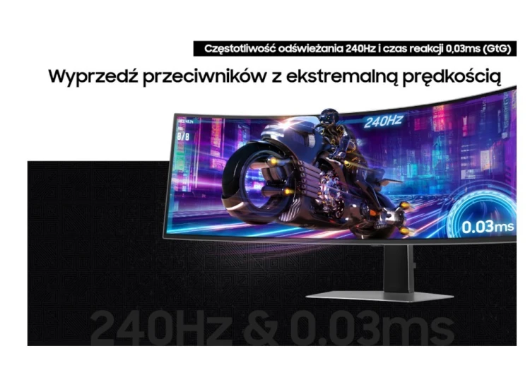 Samsung Monitor Gamingowy Odyssey  49 cali G93SD  LS49DG934SUXEN