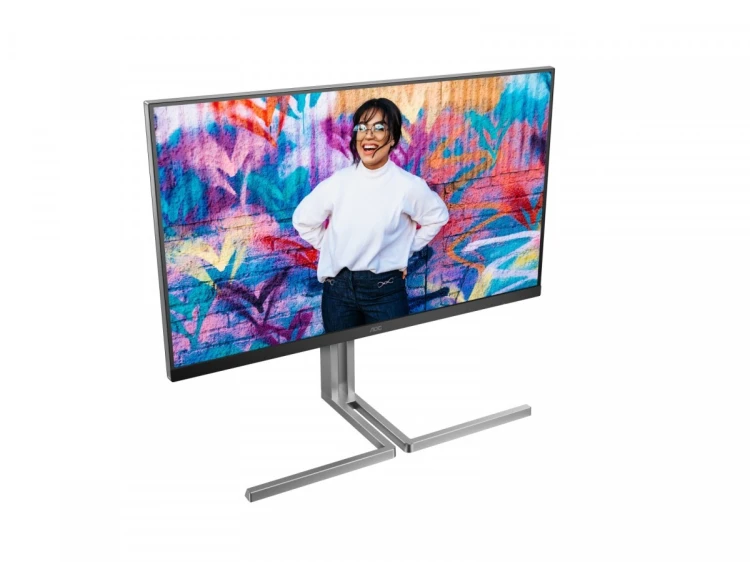 AOC Monitor U32U3CV 31.5 cala Nano IPS 4K HDMIx2 DP USB-C RJ45 KVM Pivot Głośnik