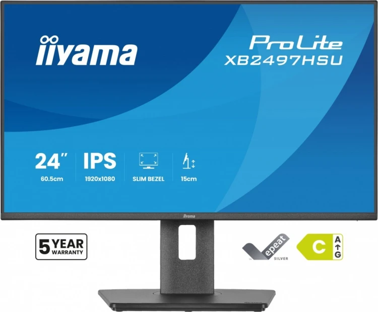 IIYAMA Monitor 24 cali XB2497HSU-B1 IPS, FHD, HDMI, DP, 120Hz