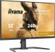 IIYAMA Monitor G-Master 31.5 cala GB3295QSU-B1 QHD,FastVA,240Hz,2xHDMI,DP,400cd,0,4ms, 2xUSB 3.2 , 2xUSB-C, HAS 150, FreeSync Premium - HDMI: 2560 x 1