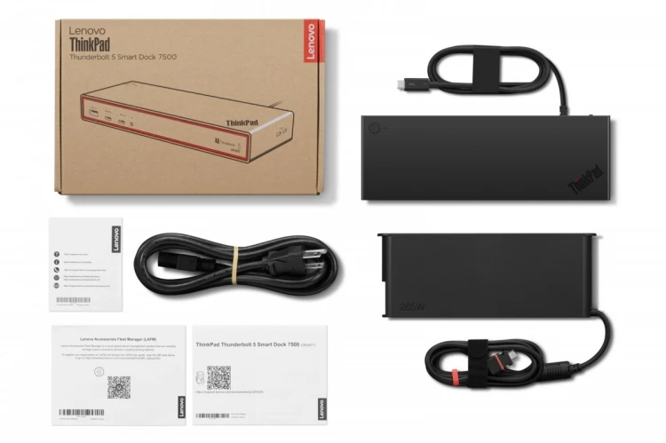 Lenovo Stacja dokująca Thunderbolt 5 Smart Dock 7500 - EU/INA/VIE/ROK 40BA0265Eu