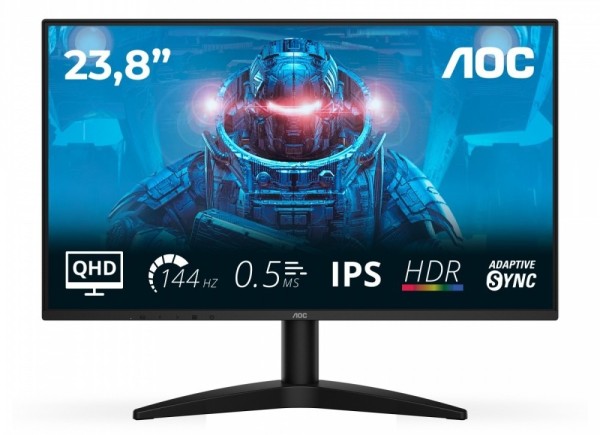 AOC Monitor Q24B36X 23.8 cala IPS 144Hz HDMI DP