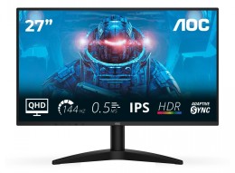 AOC Monitor Q27B36X 27 cali IPS 144Hz HDMI DP