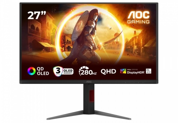 AOC Monitor Q27G4ZD 27'QD-OLED 240Hz HDMIx2 DP Pivot