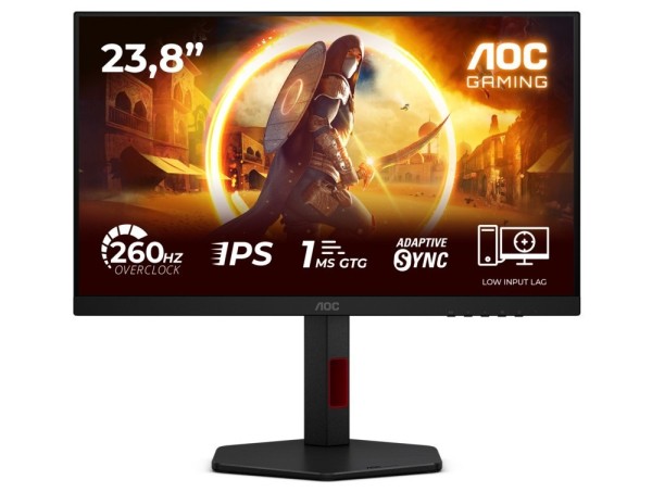 AOC Monitor 23.8 cala 24G4ZR Fast IPS 240Hz HDMIx2 DP Pivot