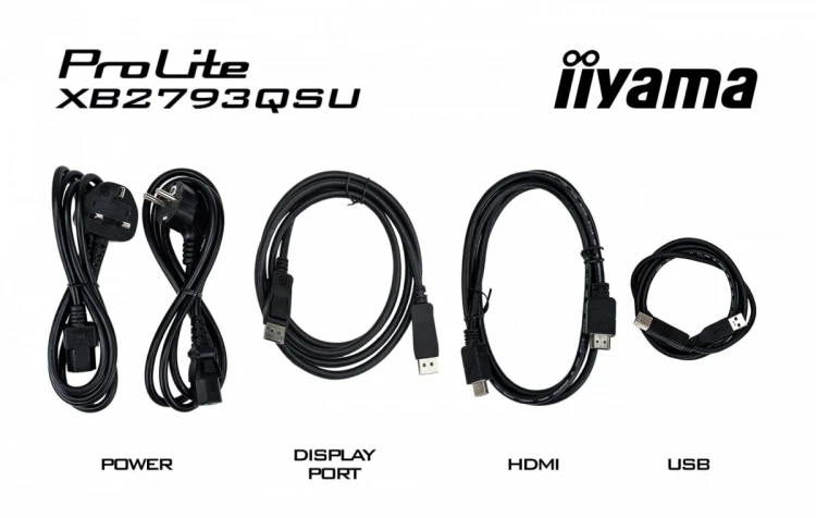 IIYAMA Monitor 27 cali XB2793QSU-B1 IPS, QHD, HDMI, DP, 2xUSB