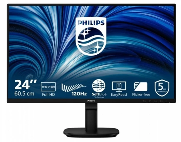 Philips Monitor 24B2N2200 23.8 cala IPS 120Hz HDMI DP VGA Głośniki