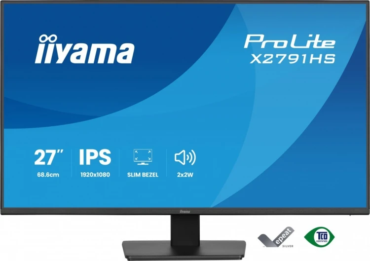 IIYAMA Monitor 27 cali X2791HS-B1 IPS, HDMI, DP, 120Hz,1500:1