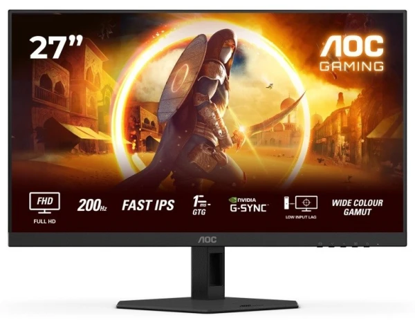AOC Monitor 27G4HRE 27 cali Fast IPS 200Hz HDMIx2 DP Głośniki