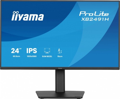 IIYAMA Monitor 24 cale XB2491H-B1 IPS, HDMI, DP, 1ms, 350cd, 1500:1, 120Hz, HAS150 (PIVOT)