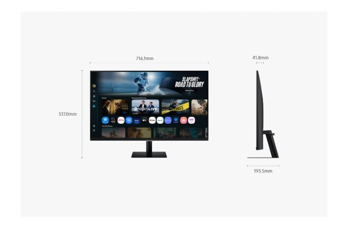 Samsung Monitor 32 cale LS32FM700UUXDU