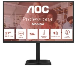 AOC Monitor 27 cali Q27E4CV IPS 120Hz HDMI DP USB-C RJ45
