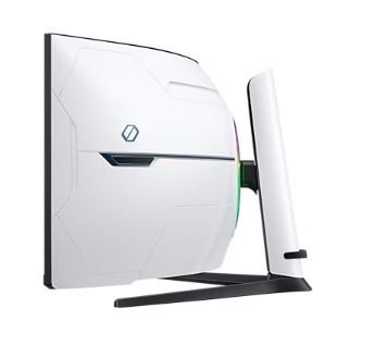 Samsung Samsung Monitor 57 cali G95NC VA 7680x2160 DUHD 32:9 3xHDMI 1xDP 2xUSB 3.0 KVM 1ms 240Hz HAS Gaming zakrzywiony 3Yd2d