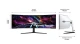 Samsung Samsung Monitor 57 cali G95NC VA 7680x2160 DUHD 32:9 3xHDMI 1xDP 2xUSB 3.0 KVM 1ms 240Hz HAS Gaming zakrzywiony 3Yd2d