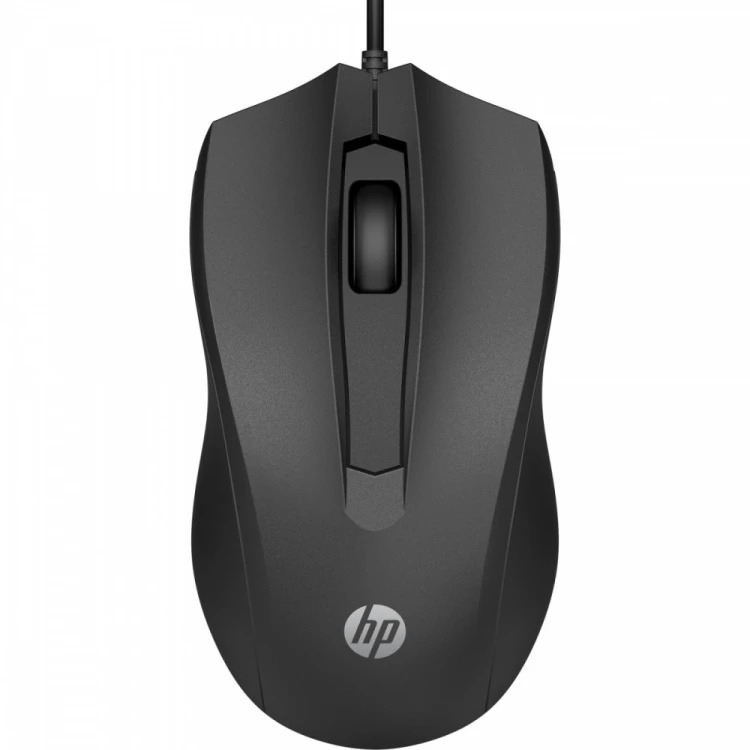 HP Inc. Mysz przewodowa 100 Czarna 6VY96AA#ABB
