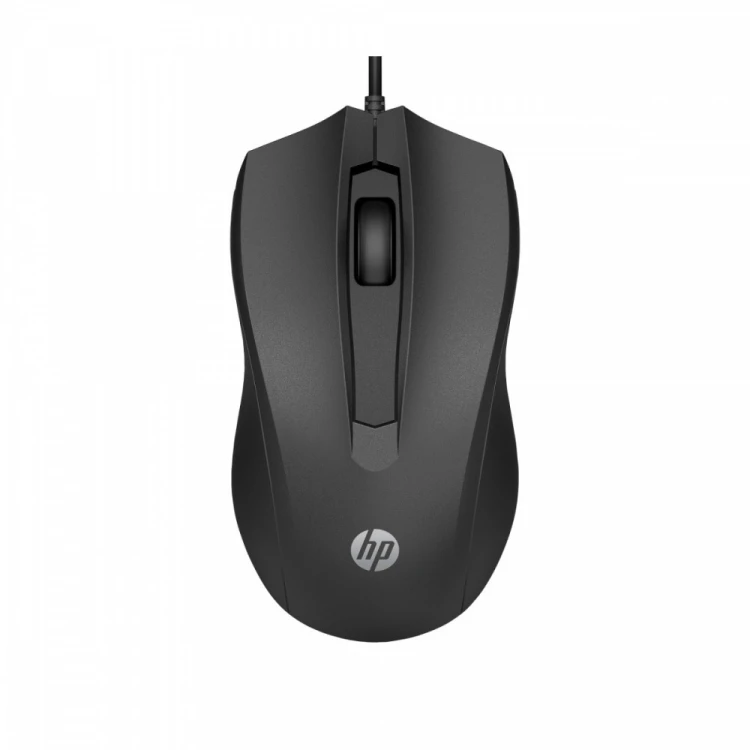 HP Inc. Mysz przewodowa 100 Czarna 6VY96AA#ABB