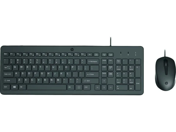 HP Inc. Zestaw klawiatura i mysz Classic 150 przewodowy czarny 240J7AA#ABB