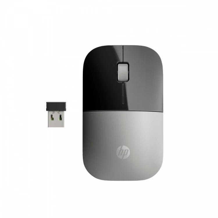 HP Inc. Mysz Classic Z3700 srebrna bezprzewodowa - X7Q44AA#ABB