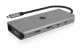 IcyBox Stacja dokująca IB-DK4061-CPD 12w1,2xHDMI, PD 100W