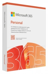 Microsoft M365 Personal PL 1Y 1U 5D Win/Mac Box EP2-32454  Zastępuje P/N: QQ2-01752