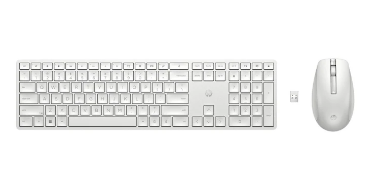 HP Inc. Zestaw klawiatura i mysz 650 bezprzewodowy biały 4R016AA#ABB