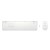HP Inc. Zestaw klawiatura i mysz 650 bezprzewodowy biały 4R016AA#ABB