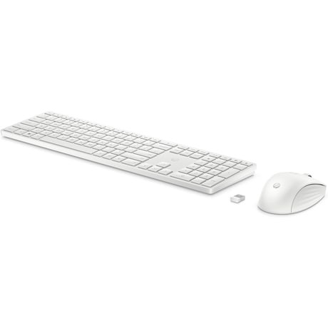 HP Inc. Zestaw klawiatura i mysz 650 bezprzewodowy biały 4R016AA#ABB